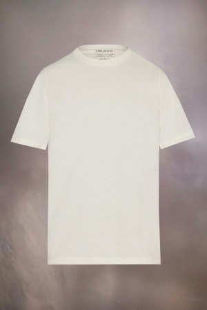 Maison Margiela 3-pack Organic Jersey T-shirts Beige | SE_MM83065