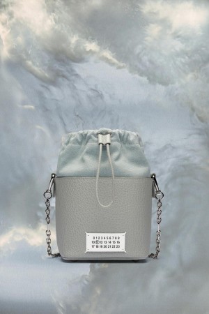 Maison Margiela 5ac Bucket Small Grå | SE_MM84446