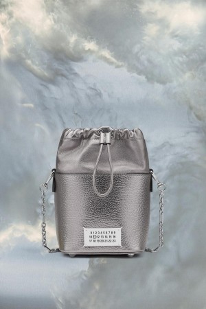 Maison Margiela 5ac Bucket Small Silver | SE_MM80158