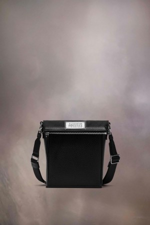 Maison Margiela 5ac Camera Bag Vertical Svarta | SE_MM91225