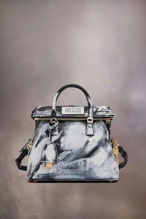 Maison Margiela 5ac Classique Bianchetto Mini Blå Svarta | SE_MM69914