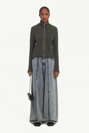 Maison Margiela 5-pocket Denim Trousers Grå | SE_MM36236