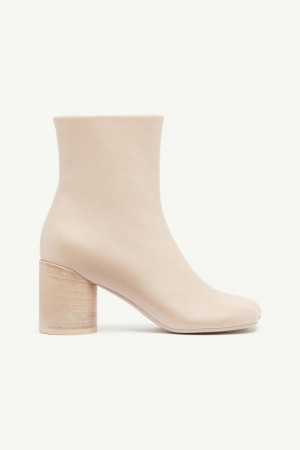 Maison Margiela Anatomic Ankle Boots Beige | SE_MM13108