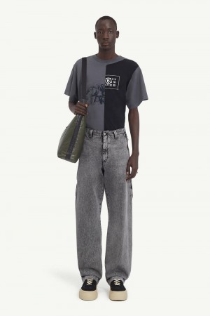 Maison Margiela Black Denim Trousers Grå | SE_MM25420