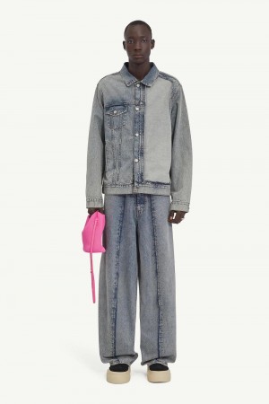 Maison Margiela Blue Denim Jacket Ljusblå | SE_MM95396