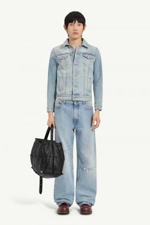 Maison Margiela Blue Denim Trousers Ljusblå | SE_MM48074