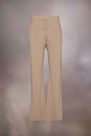 Maison Margiela Cashmere Trousers Khaki | SE_MM17271