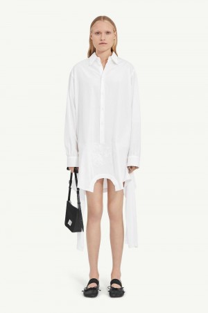 Maison Margiela Cotton Poplin Shirt Dress Vita | SE_MM39309