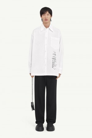Maison Margiela Cotton Poplin Shirt Vita | SE_MM68187