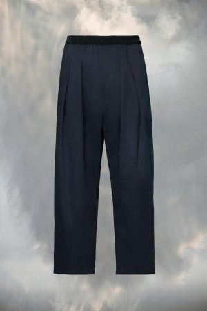 Maison Margiela Cotton Trousers Svarta | SE_MM94476