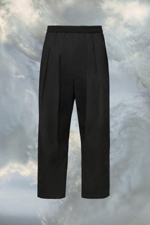 Maison Margiela Cotton Trousers Svarta | SE_MM76784