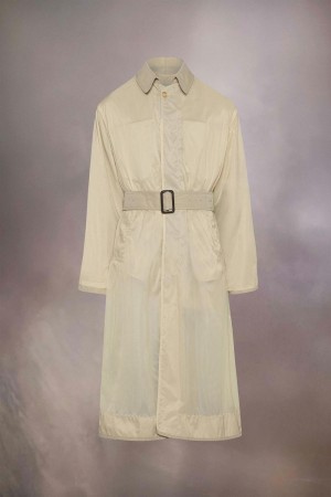Maison Margiela DéCortiqué Reversible Coat Khaki | SE_MM71000
