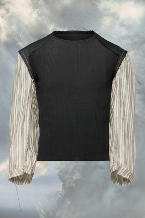Maison Margiela DéCortiqué Top Svarta | SE_MM27625