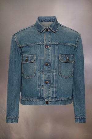Maison Margiela Denim Jacket Blå | SE_MM35781