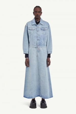 Maison Margiela Denim Jacket Blå | SE_MM42354