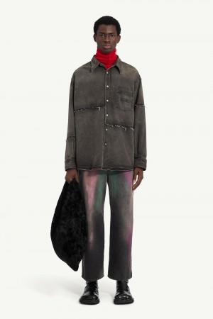 Maison Margiela Denim Shirt Mörkgrå | SE_MM28024