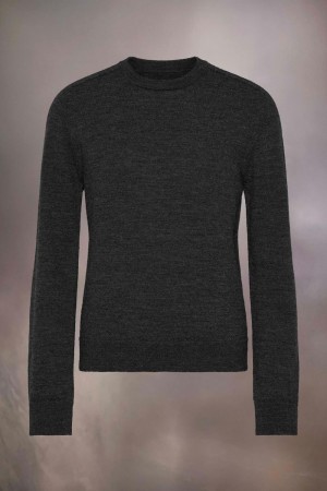 Maison Margiela Elbow Patch Sweater Svarta | SE_MM49992