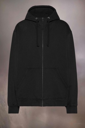 Maison Margiela Embroidered Logo Hoodie Svarta | SE_MM16475