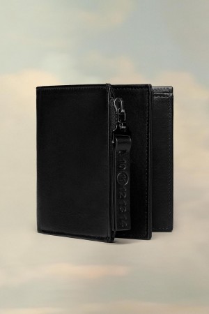 Maison Margiela Folded Leather Wallet Svarta | SE_MM26683