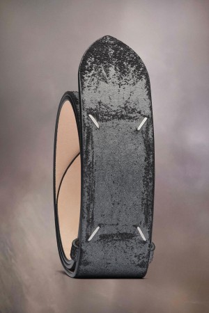 Maison Margiela Four Stitches Belt Grå | SE_MM69435