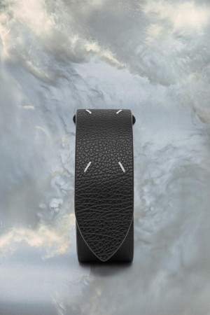 Maison Margiela Four Stitches Belt Svarta | SE_MM79665