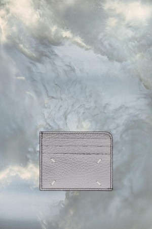 Maison Margiela Four Stitches Card Holder Silver | SE_MM94454