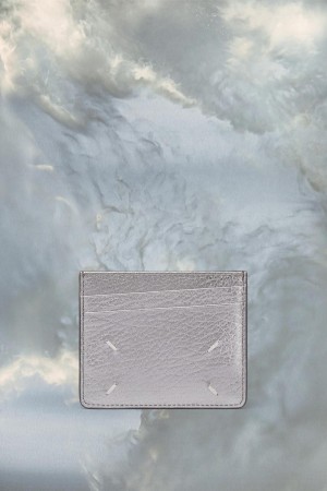 Maison Margiela Four Stitches Card Holder Silver | SE_MM18162