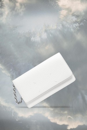 Maison Margiela Four Stitches Chain Wallet Vita | SE_MM74194
