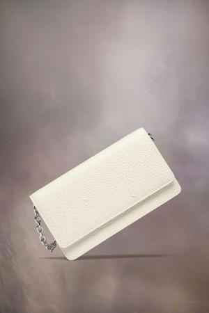 Maison Margiela Four Stitches Chain Wallet Vita | SE_MM85749