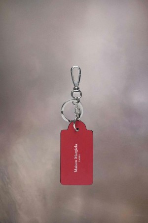 Maison Margiela Four Stitches Keyring Röda Svarta | SE_MM89793
