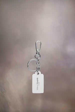Maison Margiela Four Stitches Keyring Vita Gröna | SE_MM79175
