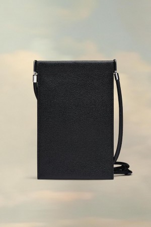 Maison Margiela Four Stitches Phone Holder Svarta | SE_MM91508