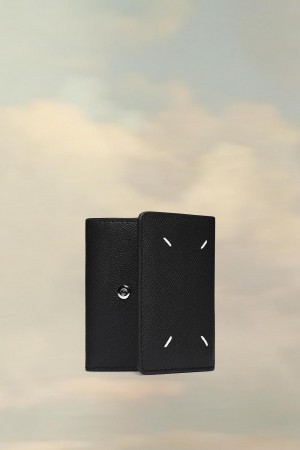 Maison Margiela Four Stitches Wallet Svarta | SE_MM28199