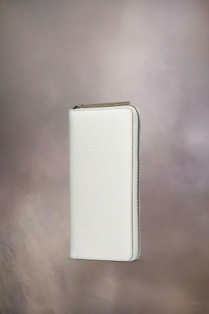 Maison Margiela Four Stitches Zip-around Wallet Vita | SE_MM29718