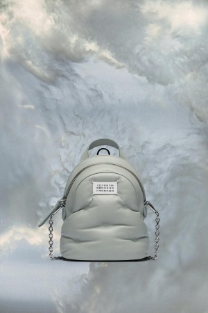 Maison Margiela Glam Slam Backpack Ljusblå | SE_MM62801
