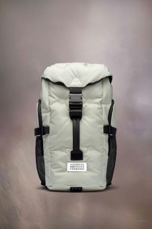 Maison Margiela Glam Slam Backpack Moon Small Vita | SE_MM28668