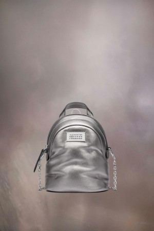 Maison Margiela Glam Slam Backpack Silver | SE_MM35178