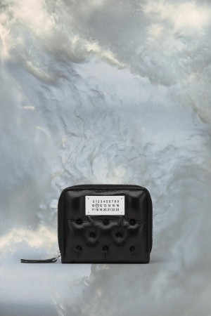 Maison Margiela Glam Slam Embroidered Wallet Svarta | SE_MM22025