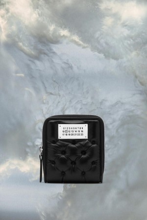 Maison Margiela Glam Slam Embroidered Wallet Svarta | SE_MM68143