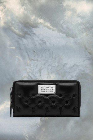 Maison Margiela Glam Slam Embroidered Wallet Svarta | SE_MM23195