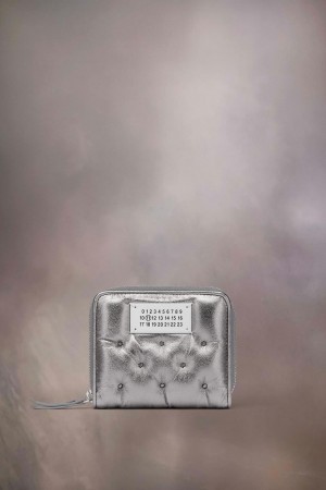 Maison Margiela Glam Slam Embroidered Wallet Grå | SE_MM83184