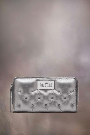 Maison Margiela Glam Slam Embroidered Wallet Grå | SE_MM85975