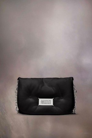 Maison Margiela Glam Slam Flap Small Svarta | SE_MM57158