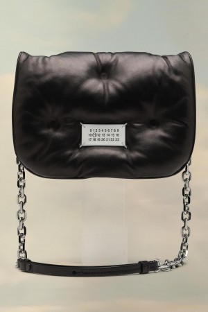 Maison Margiela Glam Slam Flap Small Svarta | SE_MM32419