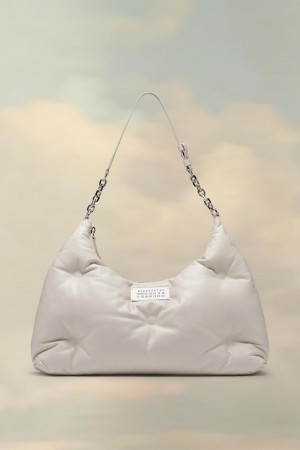 Maison Margiela Glam Slam Hobo Medium Vita | SE_MM58740
