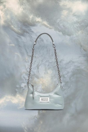 Maison Margiela Glam Slam Hobo Micro Ljusblå | SE_MM80537