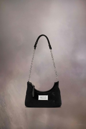 Maison Margiela Glam Slam Hobo Micro Velvet Svarta | SE_MM64285
