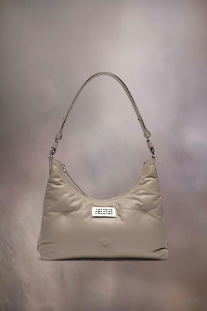 Maison Margiela Glam Slam Hobo Small Beige | SE_MM75547