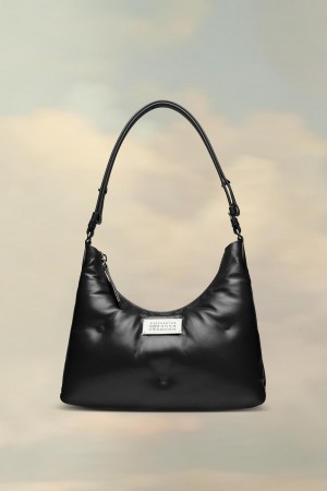 Maison Margiela Glam Slam Hobo Small Svarta | SE_MM13944