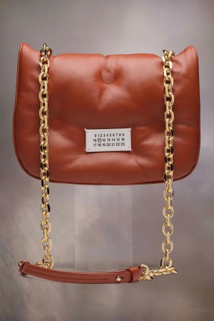 Maison Margiela Glam Slam Recicla Flap Small Orange | SE_MM12939
